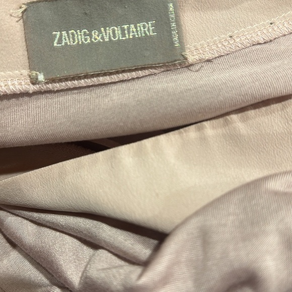 Zadiag voltaire blash pink blouse - Picture 3 of 8